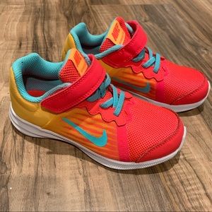 Little girls size 11 Nike tennis shoes